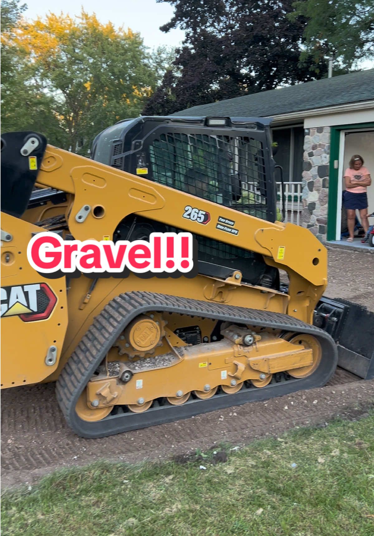 Gravel‼️ ⛏️ Crete Worxs Concrete & Plowing - www.concretefdl.com   #fonddulac #cootslures #concrete #hardwork #driveway 