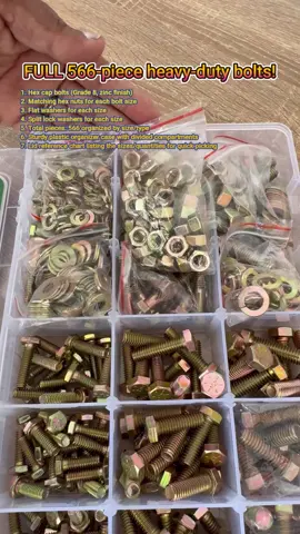 #BoltsAndNuts #DIYTools #HeavyDutyHardware #TikTokShopCreatorPicks #TikTokShopLaborDaySale @Vigrue Store