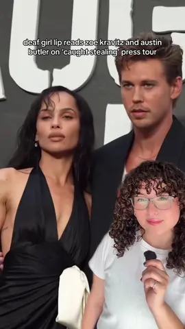I know an ANTM vet when I see one  #zoekravitz #austinbutler #caughtstealing #smize #smizeoff #lipreadinggirl #lipreading #deaf #deaftok #deafcan #deafcommunity #deafculture #deafworld #deafawareness #hardofhearing #hoh #signlanguage #tismejackieg  Disclaimer: Lipreading is not a reliable form of communication, all statements are alleged. 🫶