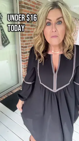 My boho little black dress is on sale today! #falldresses #fallfashion #TikTokShopCreatorPicks #CreatorIcons #tiktokshoplabordaysale 