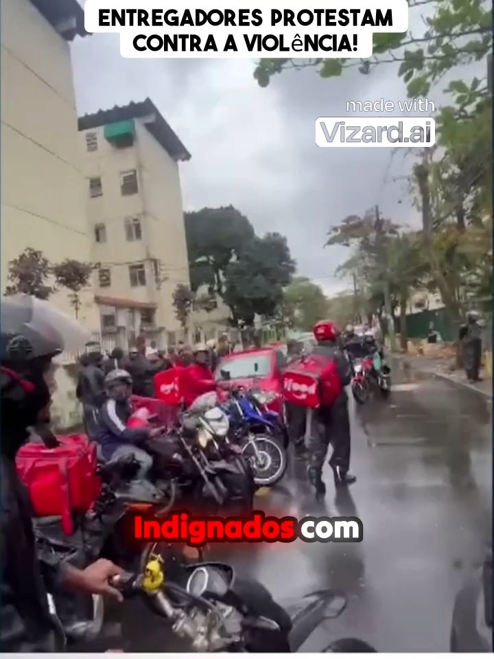 #Entregadores protestam contra a violência! #tiro#entregador#Rio de Janeiro#protestos#policial
