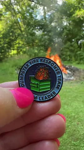 The stickers are live in my Redbubble account HALB92. Thank you 🙏🏼  #dumpsterfire #teamleader #humortiktok #giftideasforher #giftideasforhim 