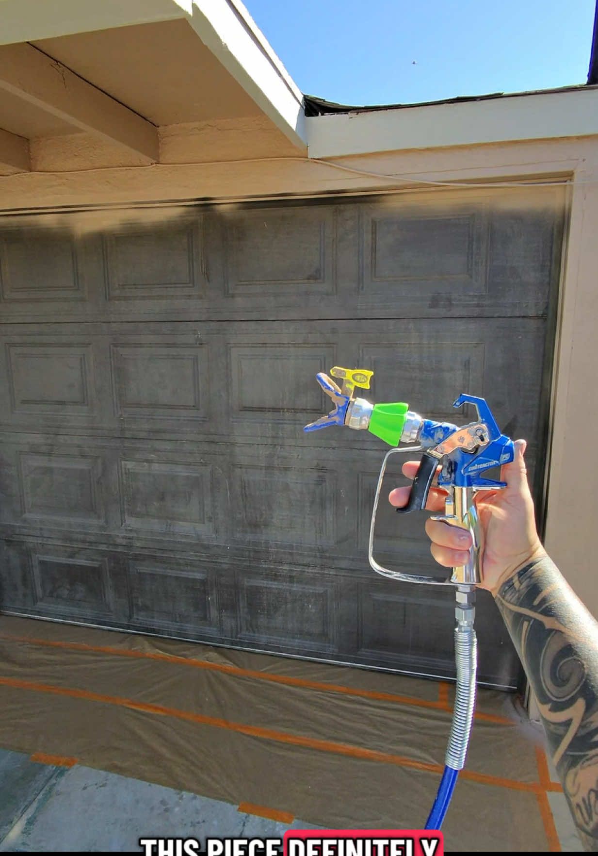 Fan Pivot airless spray gun attachment. 🔥 #painter #foryou #asmr #howto #graco 