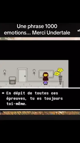 Ce jeu nous remet tellement en question c'etait une belle expérience #undertale #tobyfox #jeu 