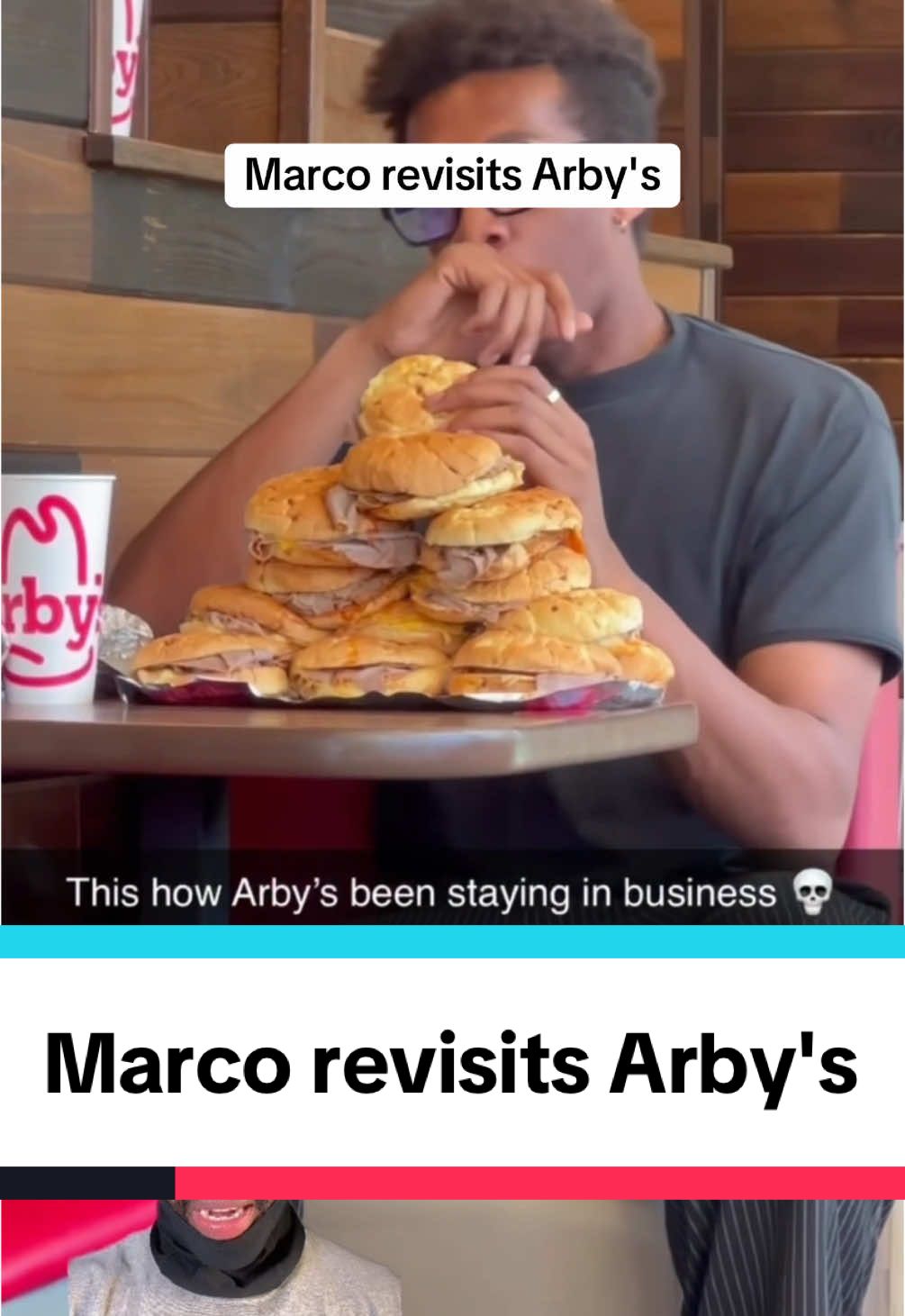 Marco revisits Arby's #marco #foodtiktok #foodvideos #foodcontent #FastFoodReview  