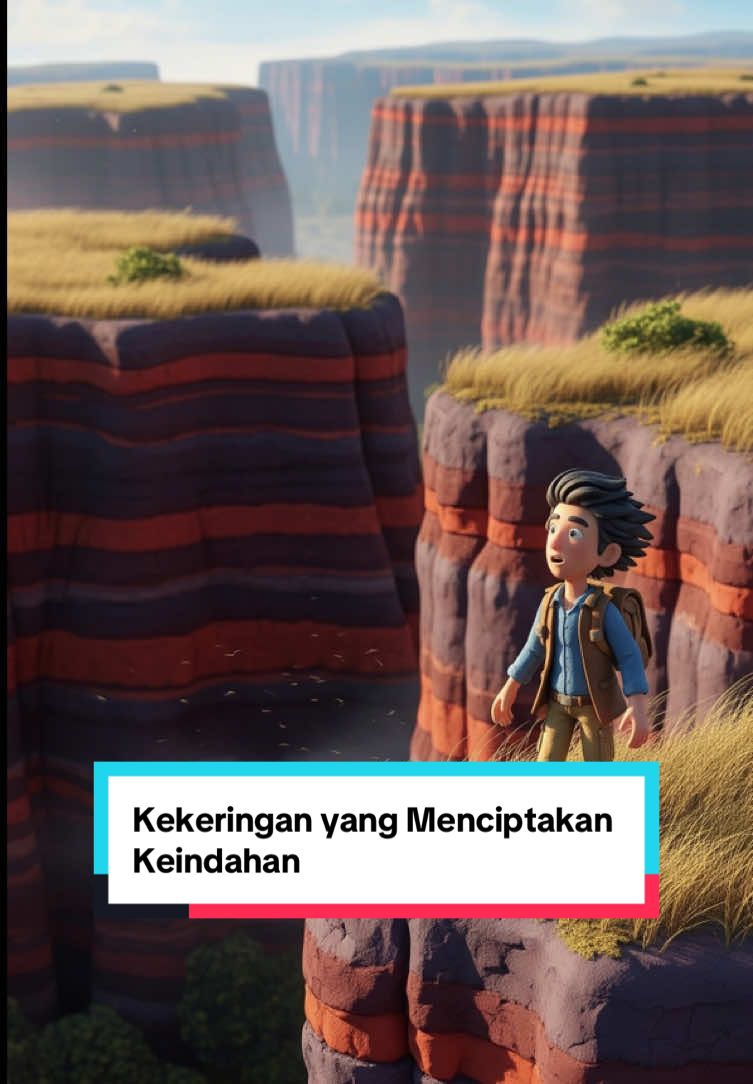 Pernah lihat Grand Canyon-nya Indonesia yang seperi di Planet Mats ? 🏜️ Ini dia KELABBA MADJA di Pulau Sabu, NTT! Tebing berlapis warna-warni yang terbentuk jutaan tahun dari sedimentasi vulkanik sampai oksidasi tanah liat. Hasilnya? Alam kayak lukisan hidup! 🎨 AI Powered by CapCut @CAPCUT  Nah yang bikin merinding: ini tempat SACRED! 🛕 Masyarakat Sabu percaya ini adalah ‘tahta leluhur’. Ritual adat masih berlangsung di sini hingga kini. Gak cuma indah, tapi juga penuh cerita. ❤️ Penasaran sama keajaiban Indonesia lain yang masih tersembunyi? 👀 #Fyp #CapCut #Indonesia #SerunyaBelajar #CapcutPioneer