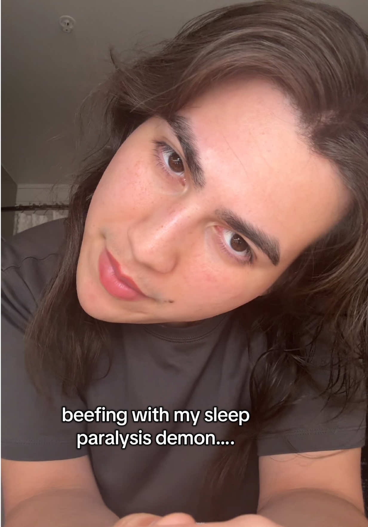 i’m going to ENVAGELIZE my sleep paralysis demon WAIT AND SEE!!! 