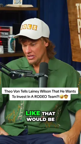Theo Von Tells Lainey Wilson He's Investing In a Rodeo Team?!🤠 #theovon #laineywilson #rodeo #fyp #viral @Lainey Wilson @Theo Von 