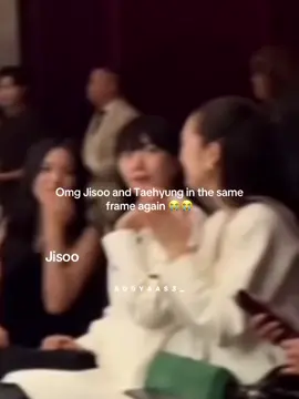 Can we get any more interactions from jisoo and taehyung like in 2023? #jisoo #taehyung #jichu #kimjisoo #v #vsoo 