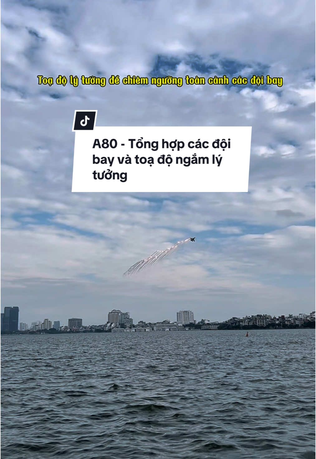2/9/2025 - ngày cuối của chuỗi sự kiện A80 rồi. Nếu k thể đi camp qua đêm xem các đoàn diễu binh, mn có thể chọn sang hướng xem máy bay nhé #a80 #tructhang #su30 #su30mk2 #quockhanh 