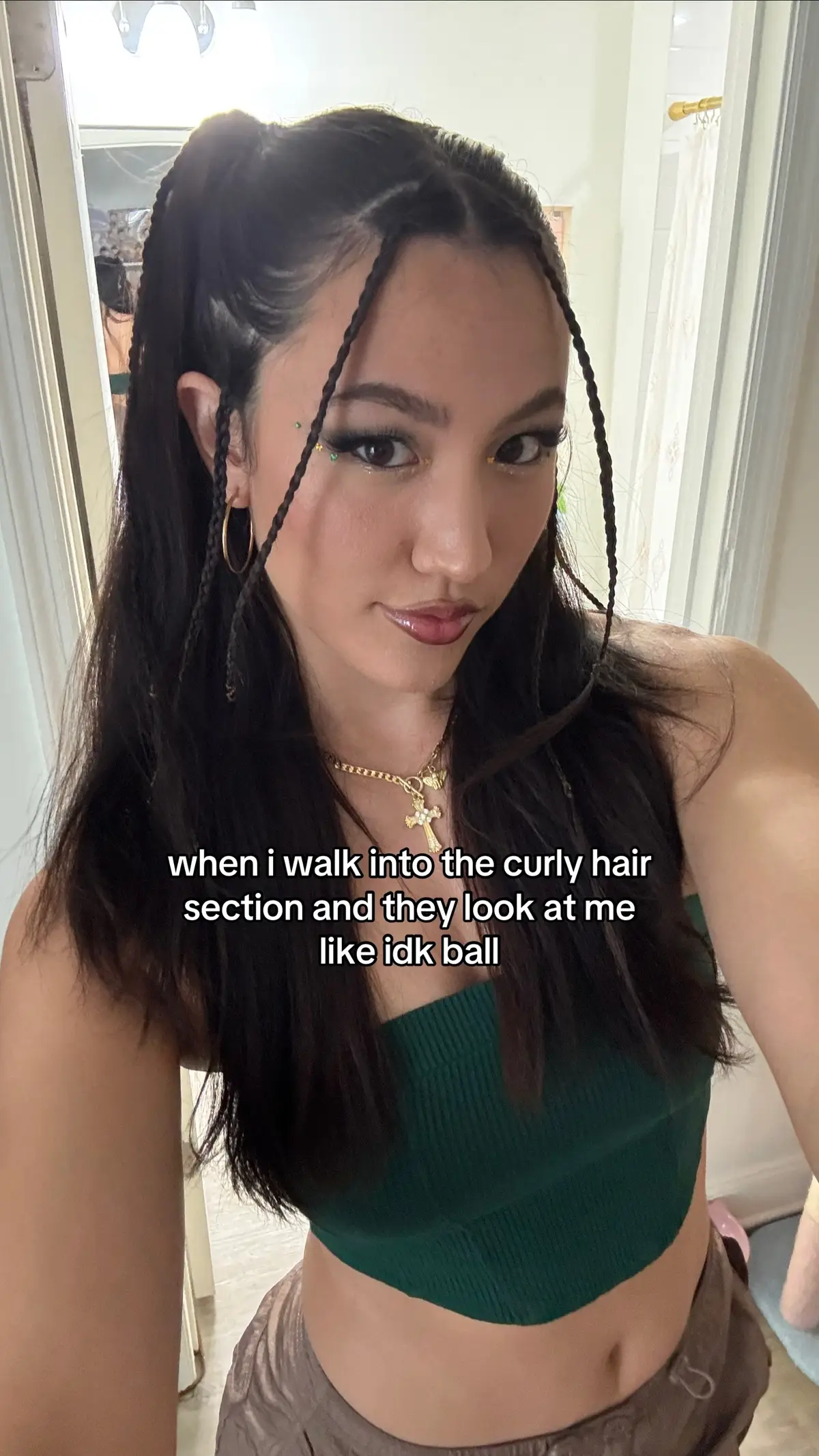 honestly should wear it more often  #curlyhair 