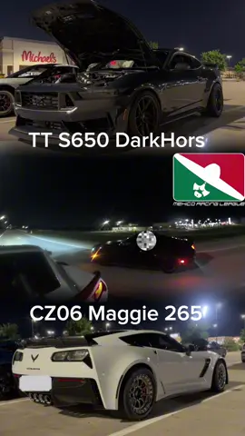 We are finally seeing the first TT S650’s hitting the streets… what yall think🤔 #darkhorse #s650 #c7z06 #rollracing #racing 