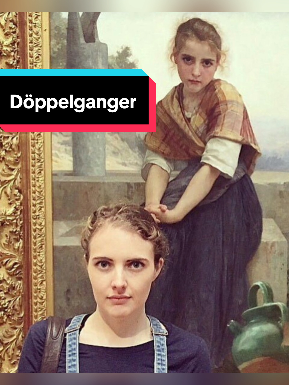 Gente que viajó al pasado para ser retratada en cuadros famosos. 😅 En realidad son viajeros que encontrado a su doble en obras artísticas de museo. ¿alguna vez encontraste a tu doble? #museum #doppelgänger #art