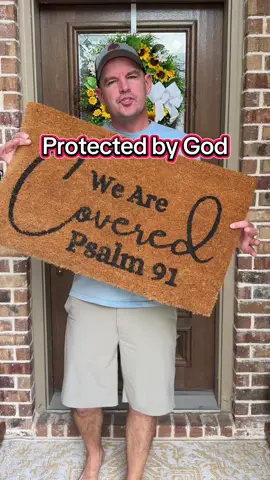 Welcome guests with faith with this doormat @That Doormat Company #Christian #ChristianTikTok #ChristianTok #Faith #Doormat 