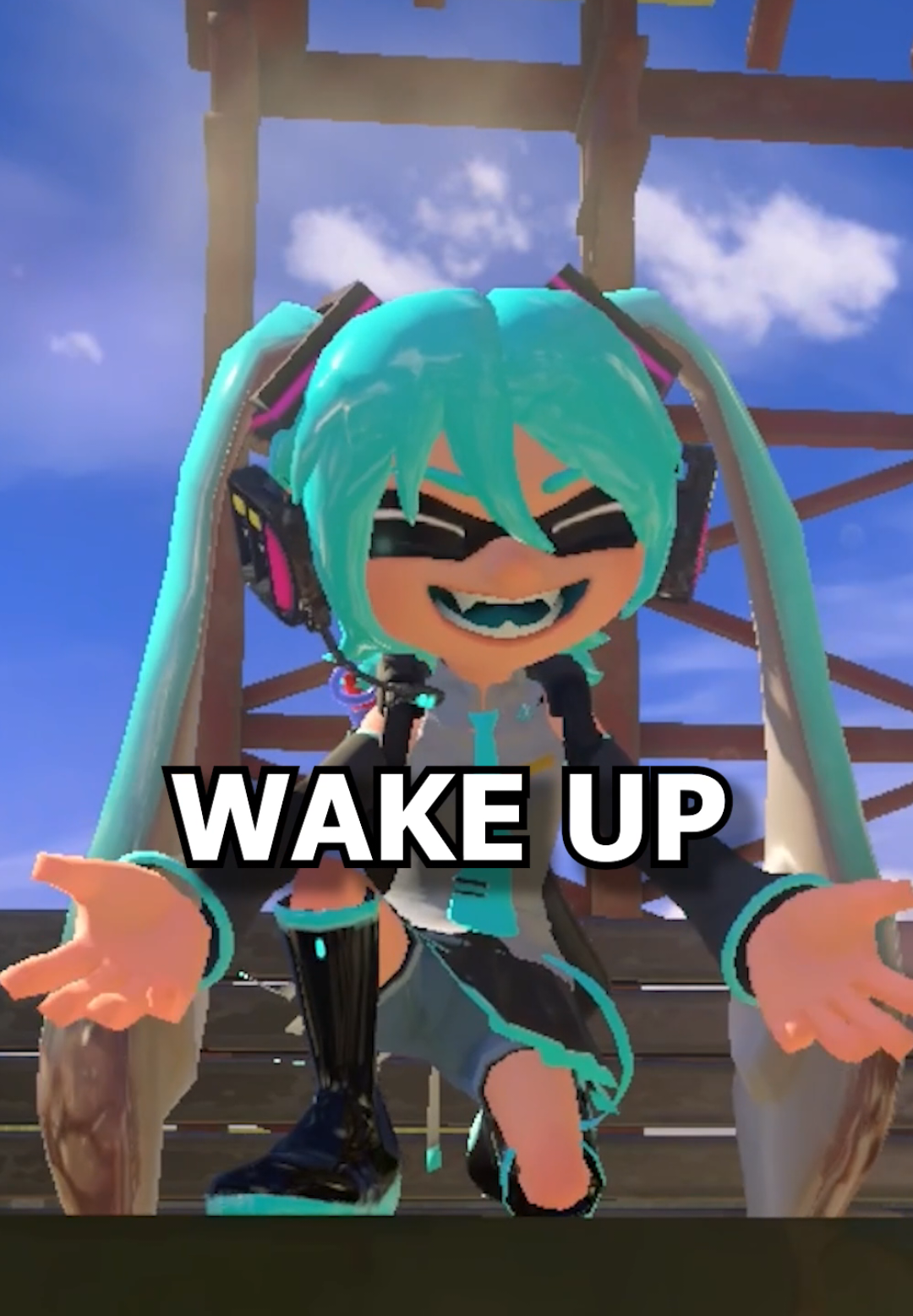 THE FIRST ON MIKU MONDAY 🐄 #miku #hatsunemiku #1stofthemonth #splatoon3 #splatoon 