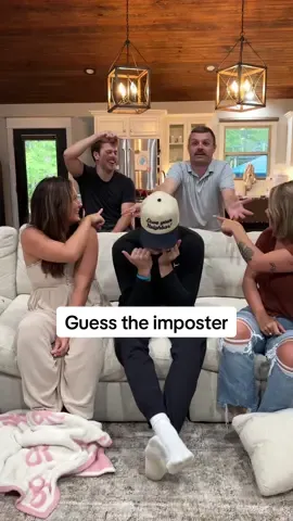 The last one had us rolling 🤣 @TAYLOR & SOPHIA @sophie b. @joechristianguy @Jacob Petersen #shelbanddyl #imposter #trend #friends 
