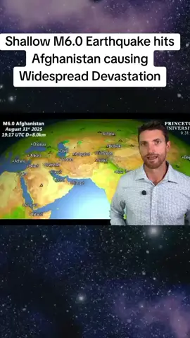 Shallow M6.0 Earthquake hits Afghanistan causing Widespread Devastation