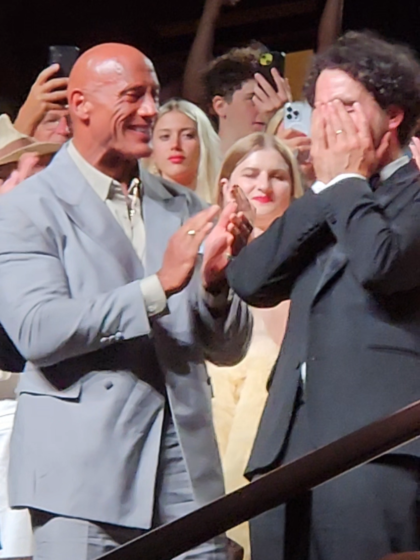 The Smashing Machine by Benny Safdie. Venice Film Festival 2025. Shot by me. #dwaynejohnson #therock 