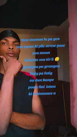 Nan moman la pa gen moun ki plis strese pase yon ki konte sou tèt li😌😌😌#chinwagang🐜🐜🐜❤️ 
