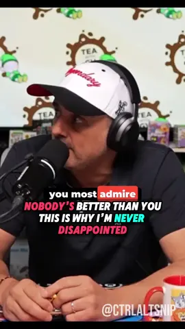 Why I’m Never Disappointed GaryVee: Once you realize that no one’s better than you and no human belongs on a pedestal — even the ones you admire — you stop being disappointed. Your idols are just people. #fyp #garyvee #mindset #success 