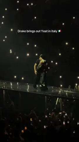 yeat idgaf surprise act at drake show in  Milan, Italy📍🇮🇹 #yeat #drake #pnd #drakeshow #idgaf 