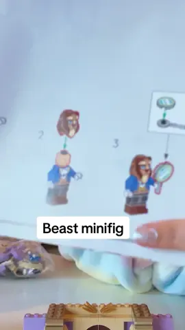Finding out Adam is under the Lego Beast minifig was a nice surprise 😂 while building the Lego beauty and the best set 🌹 #legotiktok #legocommunity #legotok #buildinglego 