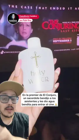 Cosas extrañas que están pasando durante la proyección de “El Conjuro, El Último Rito” 😱 #fyp #católicos #elconjuro #dios #iglesia 