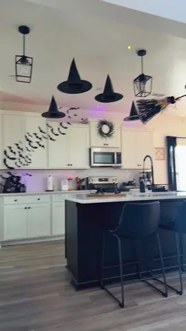 The most amazing Halloween decorations will always be my witch hats. These make any space in your home look absolutely amazing. #HomeDecor #HalloweenDecor #halloweendecorations 