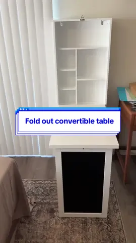 Great for small spaces and the table can fold away when you’re done #CollapsibleTable #MurphyTable #TikTokShopLaborDaySale #TikTokShopCreatorPicks  ##ConvertibleTable