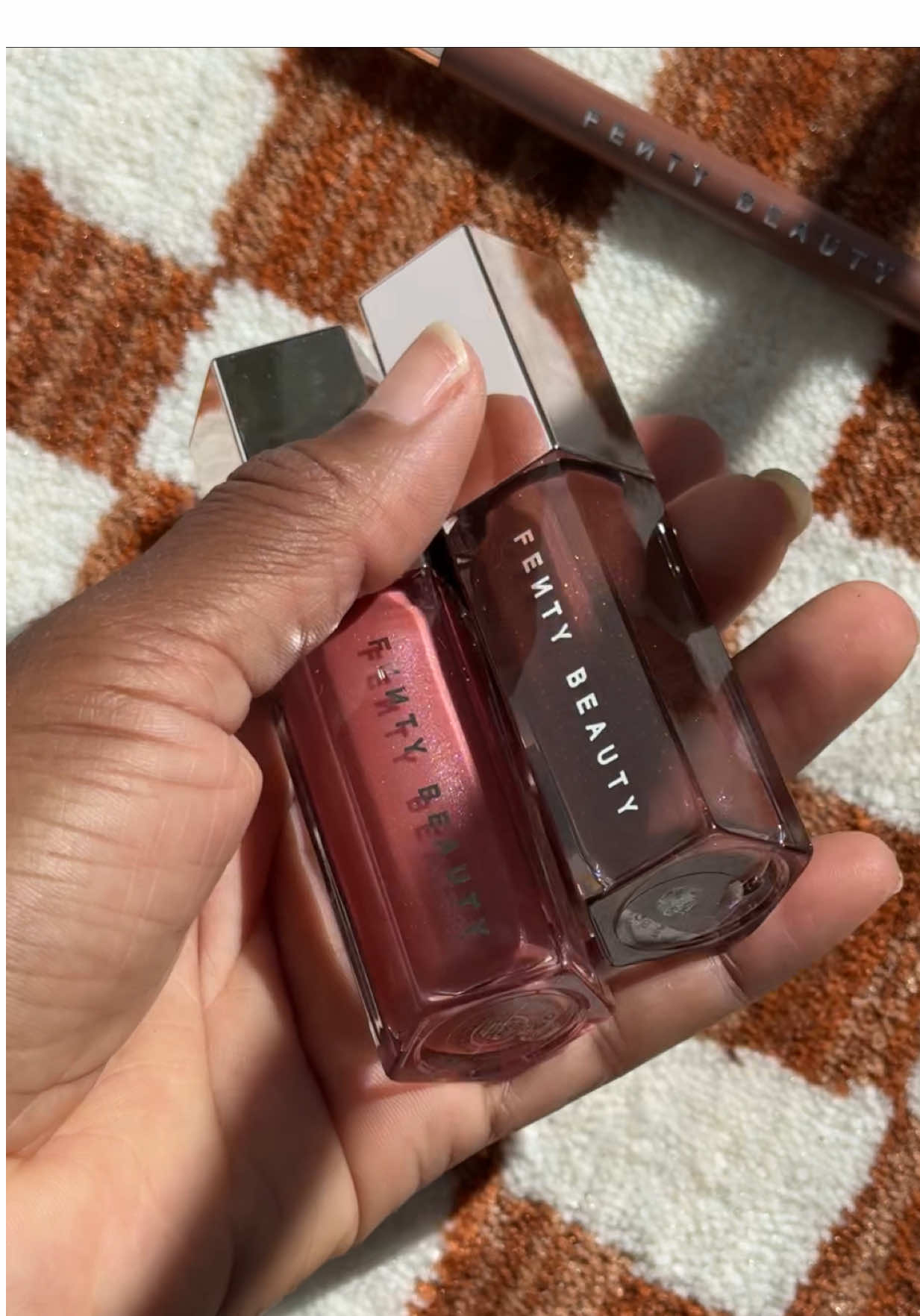 Fenty Beauty Gloss bomb bundle @Fenty Beauty #fentybeautylipgloss #fentyglossbomb #labordaysales #glossbomb #lipcombo  Fenty Beauty Swirled Lip Essentials: Gloss Bomb Lip Gloss + Trace'd Out Lip Liner
