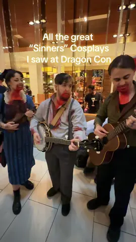 They won! #DragonCon #Cosplay #Sinners #MichaelBJordan 