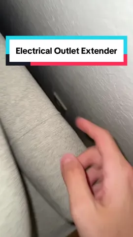 I’m so glad I got this extender because now I don’t have to struggle to use that outlet behind my couch anymore! #electricaloutlet #outletextender #outletextension #homeupgrades 