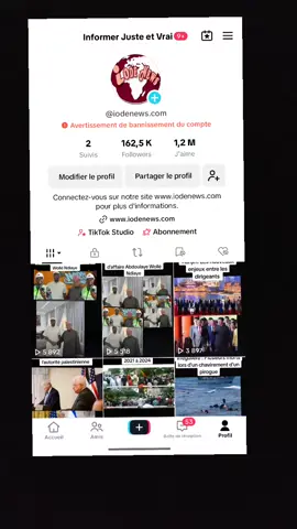 Mon compte a été averti aujourd'hui#abonnement #Poulaagu #InformationPoulaar #pourtoii #Kabaarupoulagou❤🇲🇱🇲🇷🇸🇳🇬🇳🇬🇭 