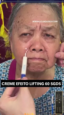 Creme efeito lifting 60 segundos. #rugas #flacidez #tiktok #creme #botox 