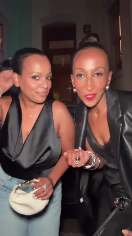 Bestie energy means we always end up matching 🖤 #OOTN #BestieVibes #StyleTwins #NightOutLooks #DCStyle       