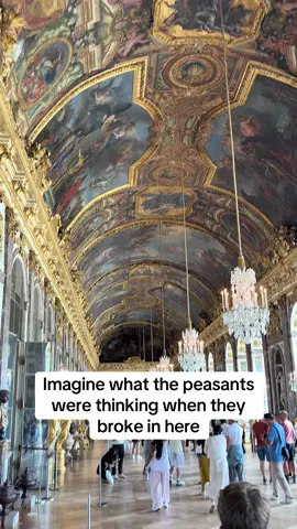 Imagine what the peasants were thinking when they broke into Palace of Versailles #paris #france #bourgeois 