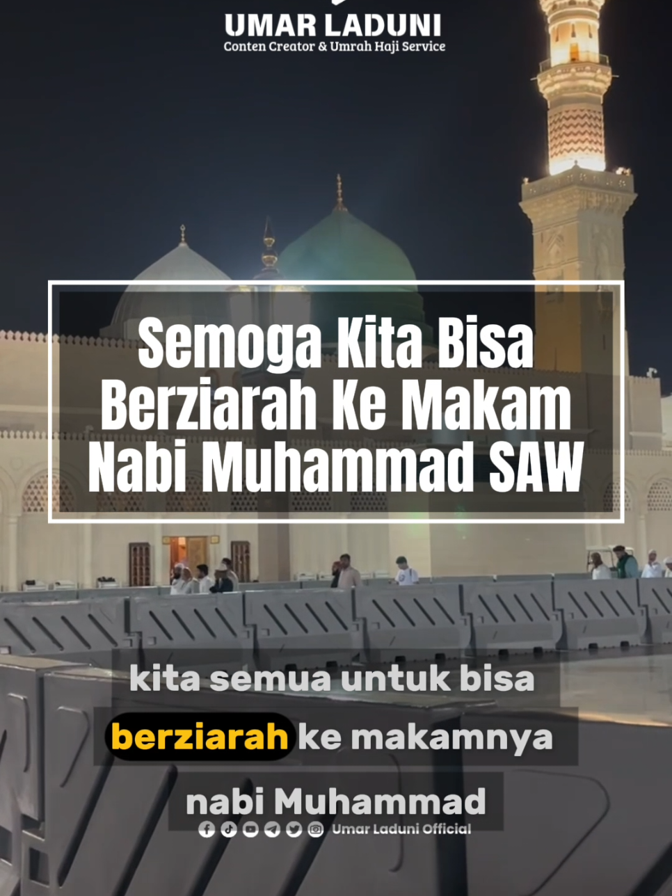 Semoga Kita Bisa Berziarah Ke Makamnya Nabi Muhammad Shallallahu Alaihi Wasallam #masjidilharam #pahalaumroh #mutowif #mekkah #umarladuniofficial #madina #raudah #makamnabimuhammad 