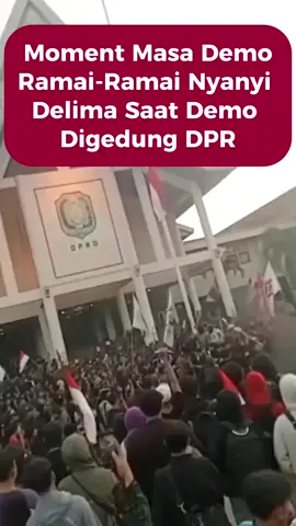 Moment demo saat ramai2 nyanyikan lagu Delima 🤣 