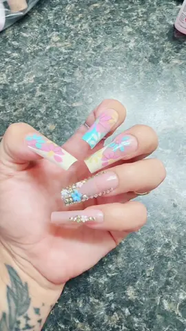 Trying long nails for a few weeks 🫣😜