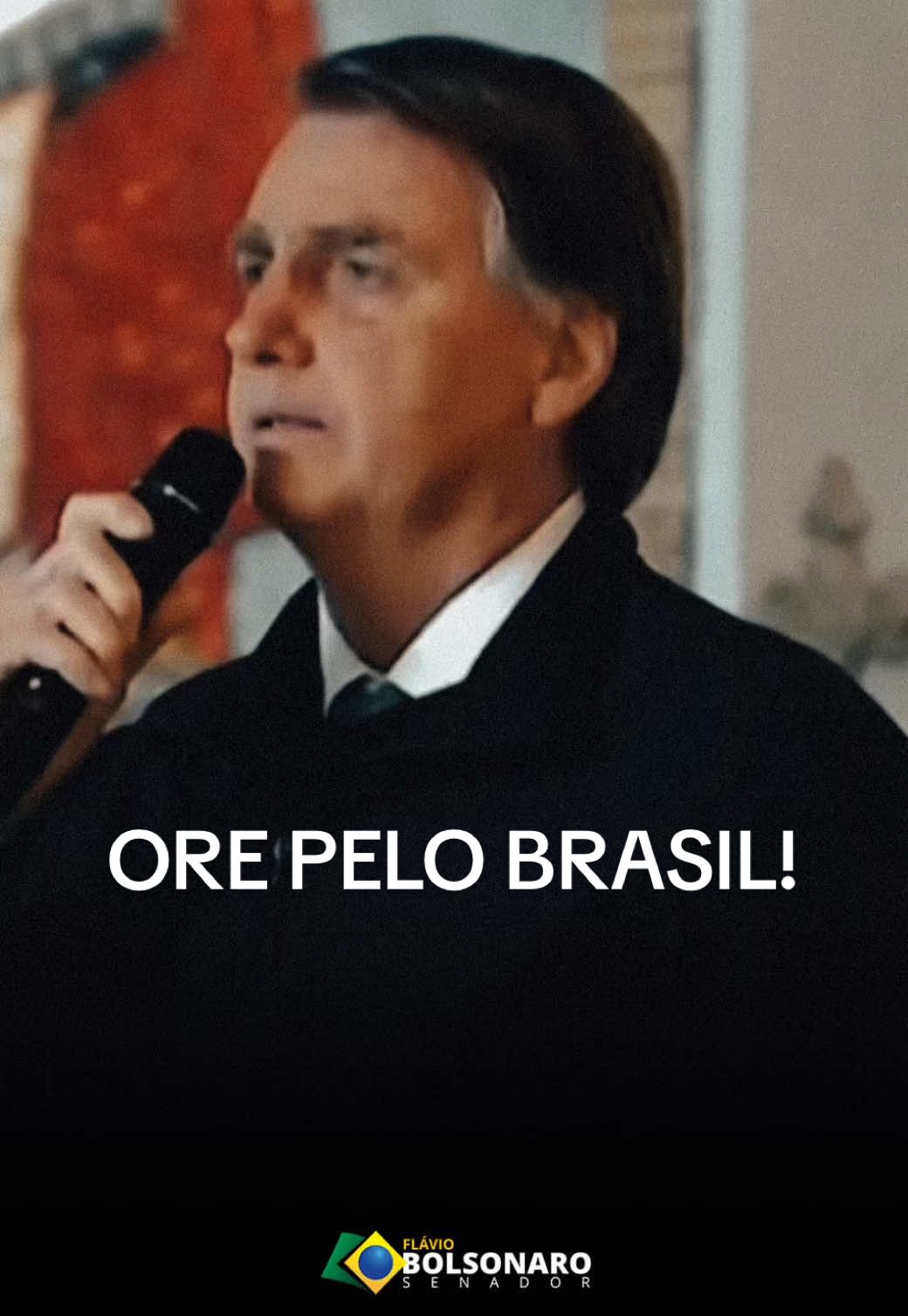 Não importa se você é evangélico ou católico, ore pelo Brasil. A fé de Bolsonaro é inabalável. Ele sabe que Deus tem um plano para cada um de nós e a missão de @BolsonaroMessiasJair ainda não acabou. #fy #bolsonaro #alexandredemoraes #flaviobolsonaro #ultimasnoticias 