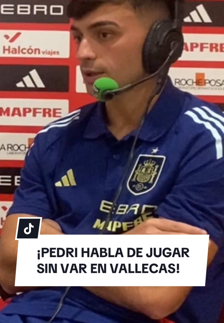 🚨🤯 ¡#Pedri relata como fue jugar el Rayo-Barça con problemas de #VAR! 💬 