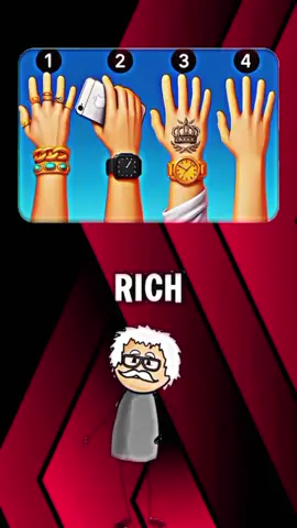 Which hands belong to the rich person 🧠🤔❓Only 1% people can get right this 🧠🎯😱#quiz #question #quizchallenge #quiztime #quizzes 