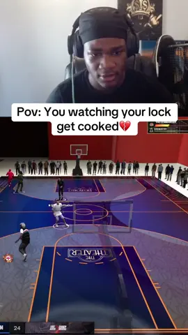Man getting cooked so bad he saying he trying😔 #fyp #nba2k #nba2k26 #gaming 