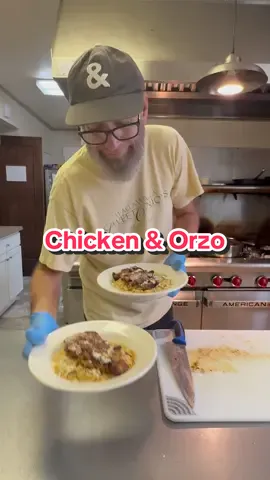 Grilled Chicken & Orzo #oldscoolkevmo #sororitychef #pastanight