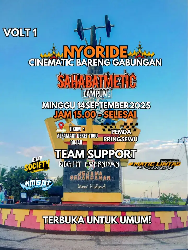 cocok nich buat kalian yang hari Minggu gabut dirumah🤗#nyoride #sahabatmetic #fyp #pemdapringsewu #ramaikanpren