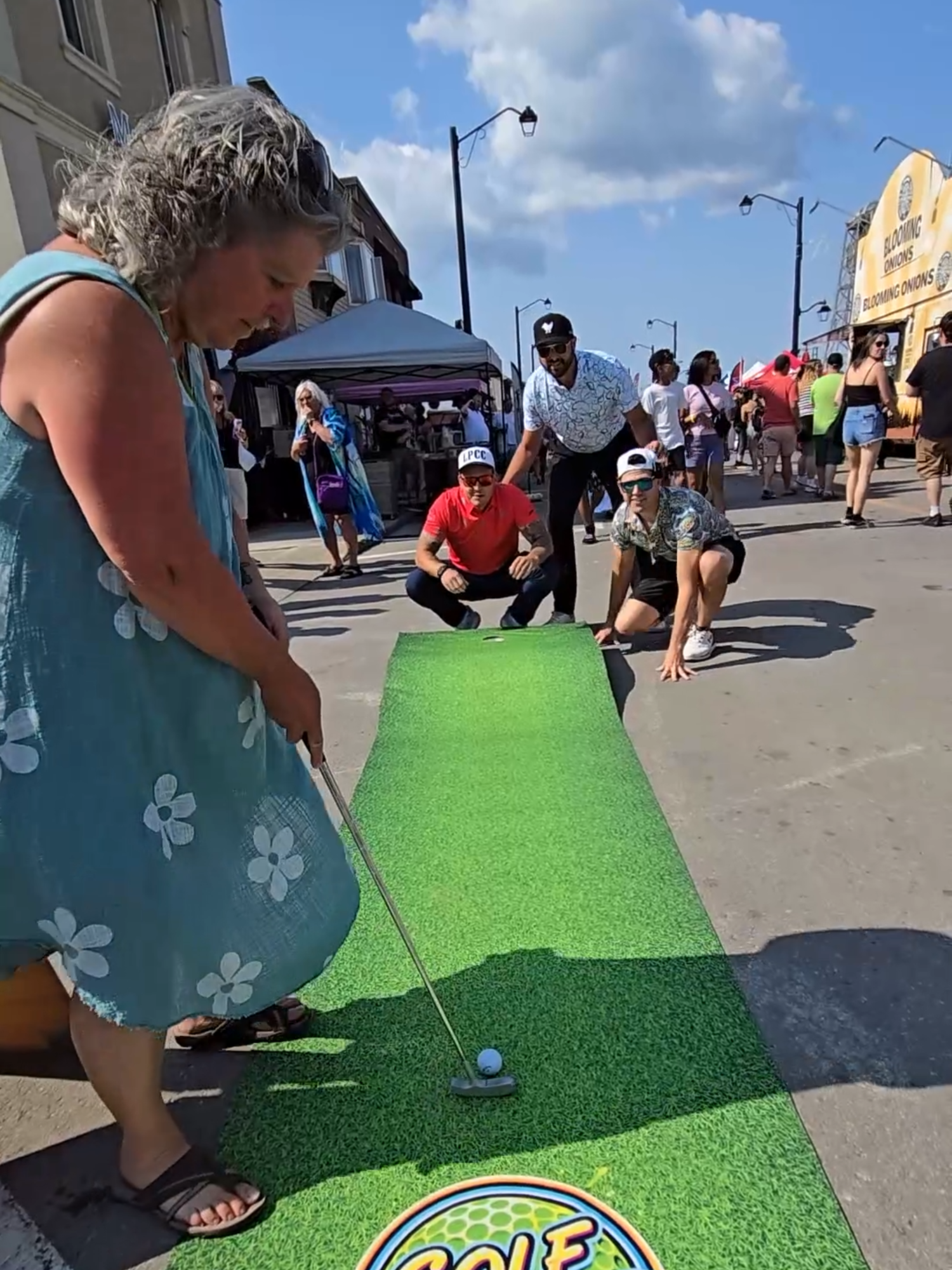 WHY did it have to lip out?!? #golfchallenge #golfaddict #golftiktok #golf #publicchallenge