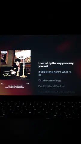 Take care- drake feat. Rihanna #drake #lryics #applemusic #music #rihanna 