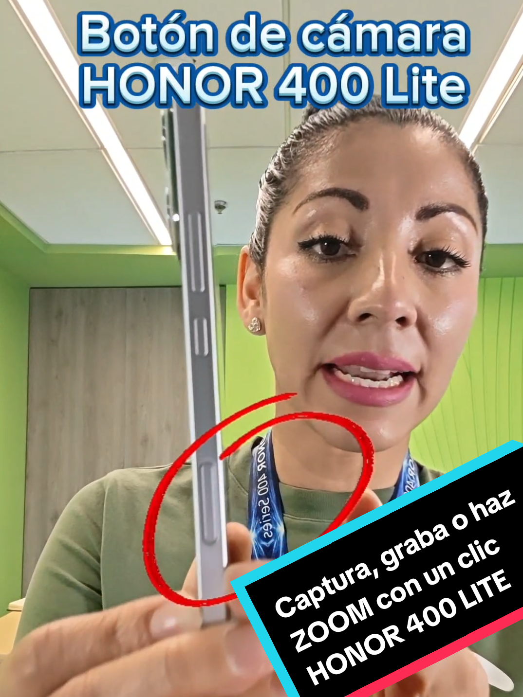 Botón de cámara HONOR 400 LITE #honortips #honormx #honor400series #honor400lite 