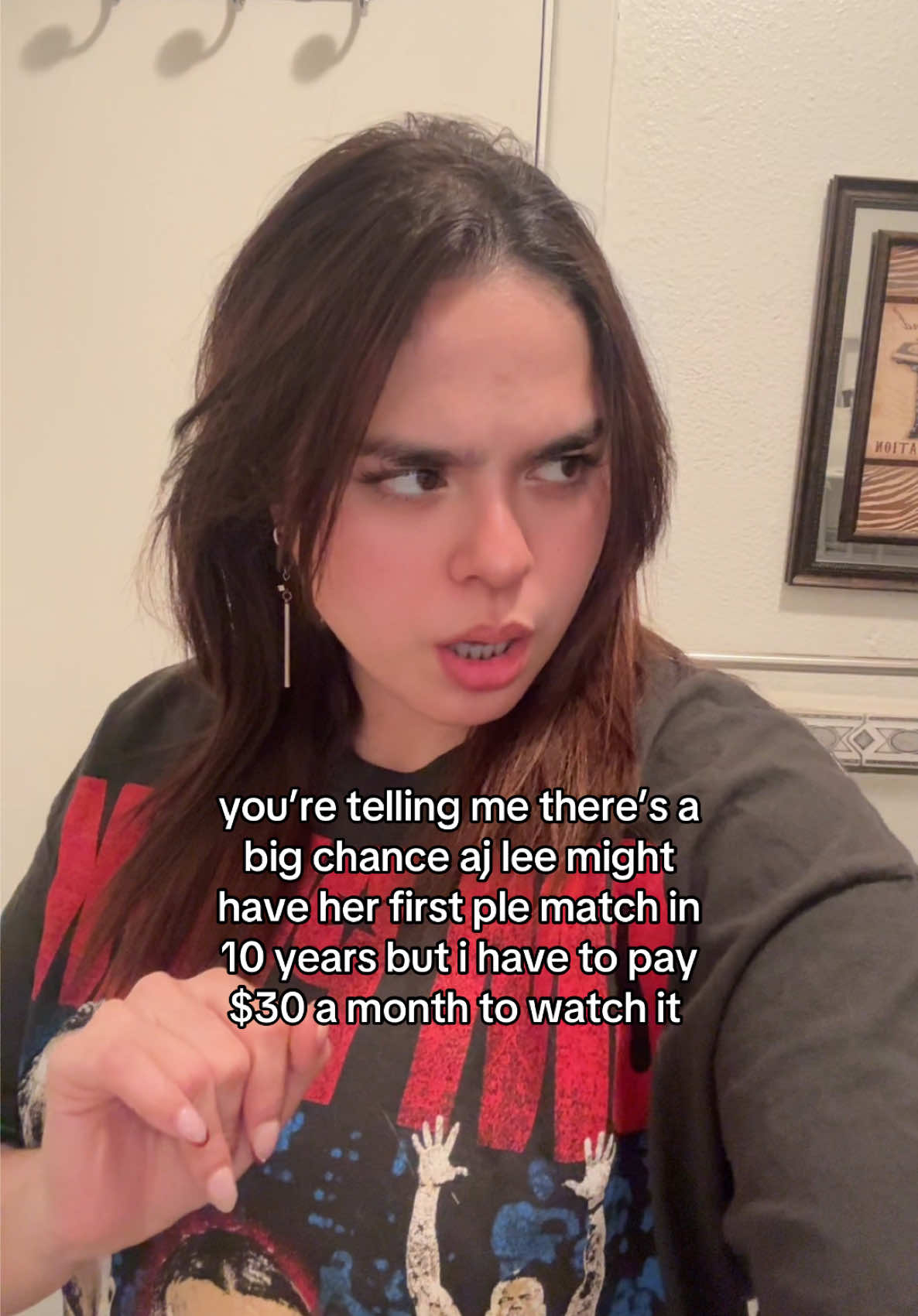 if there’s one person who can get me to pay for espn it might be aj lee not gonna lie #ajlee #cmpunk #WWE #wrestlingtiktok #wrestling 