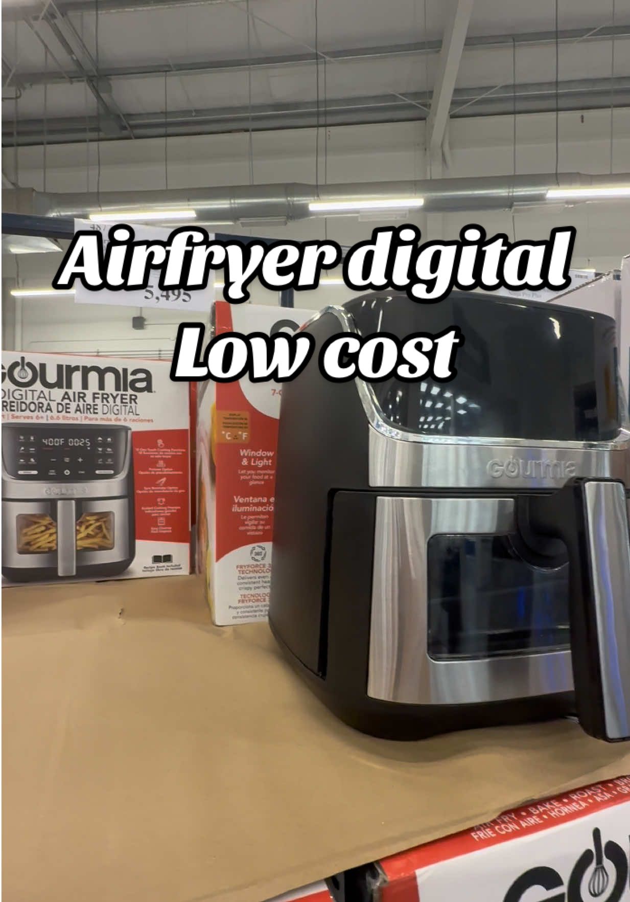Este airfryer de @Gourmia que encontré en @PriceSmart es un palo 🙌 Cocina en pocos minutos, también hornea y el precio está excelente 💯✨ Súper recomendado. #recomendaciones ##pricesmart #airfryer #airfryergourmia #recommendations 